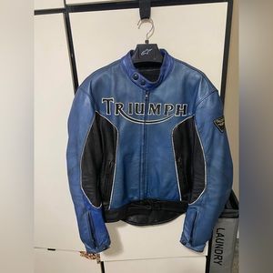 Vintage Triumph Motorcycle Jacket